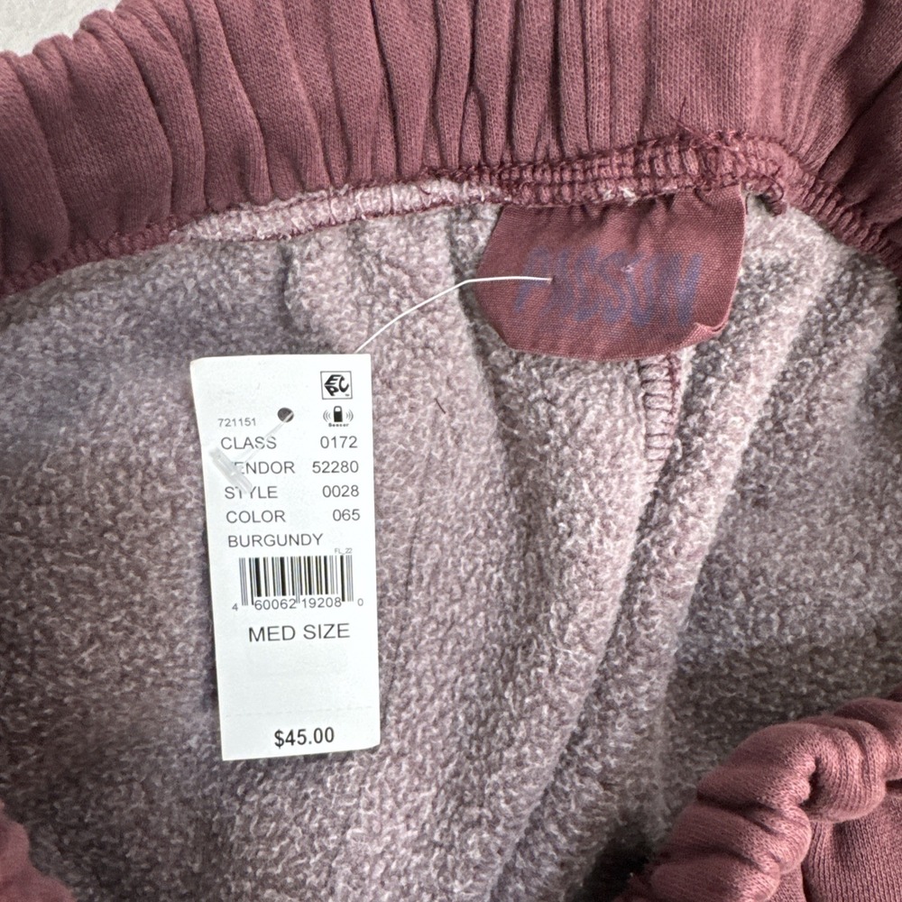 Pacsun Pacific Sunwear Patterns Sweat Shorts Burgundy‎ Men's Size M - Picture 5 of 8